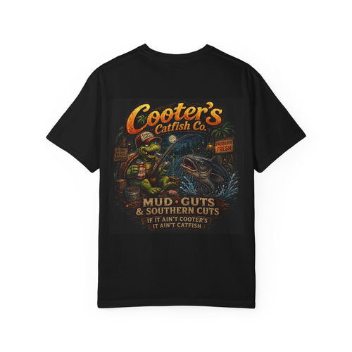 Catfish T-Shirt — Cooter's Catfish Co. Vintage Fishing Graphic
